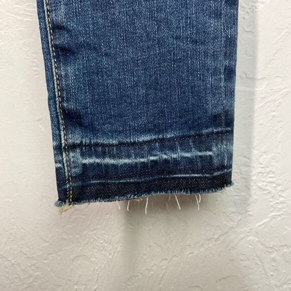 AG Adriano Goldschmied Blue The Farrah Skinny Ankle Jeans 25 - Picture 2 of 6